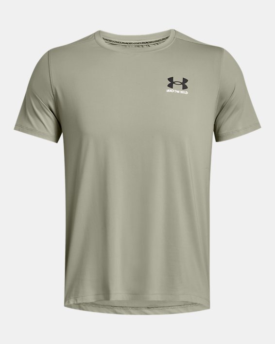 Men's UA Iso-Chill Wild Short Sleeve in Green image number 4